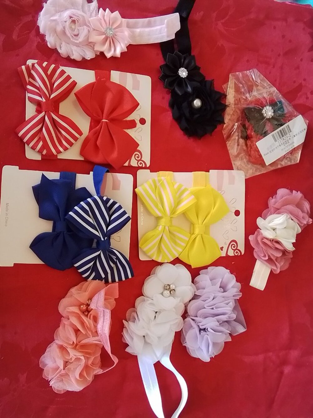 Lot of  Baby Stretch Headbands NWT Lot of 13